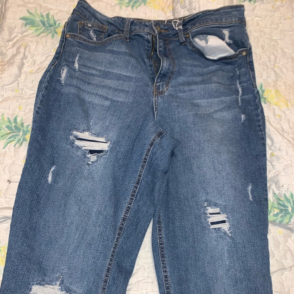 Blue jean, high rise